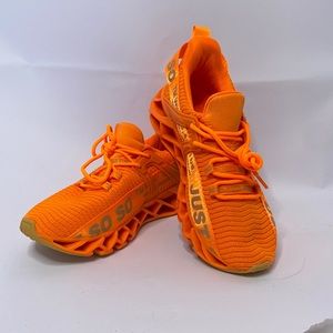 Just So So orange sneakers